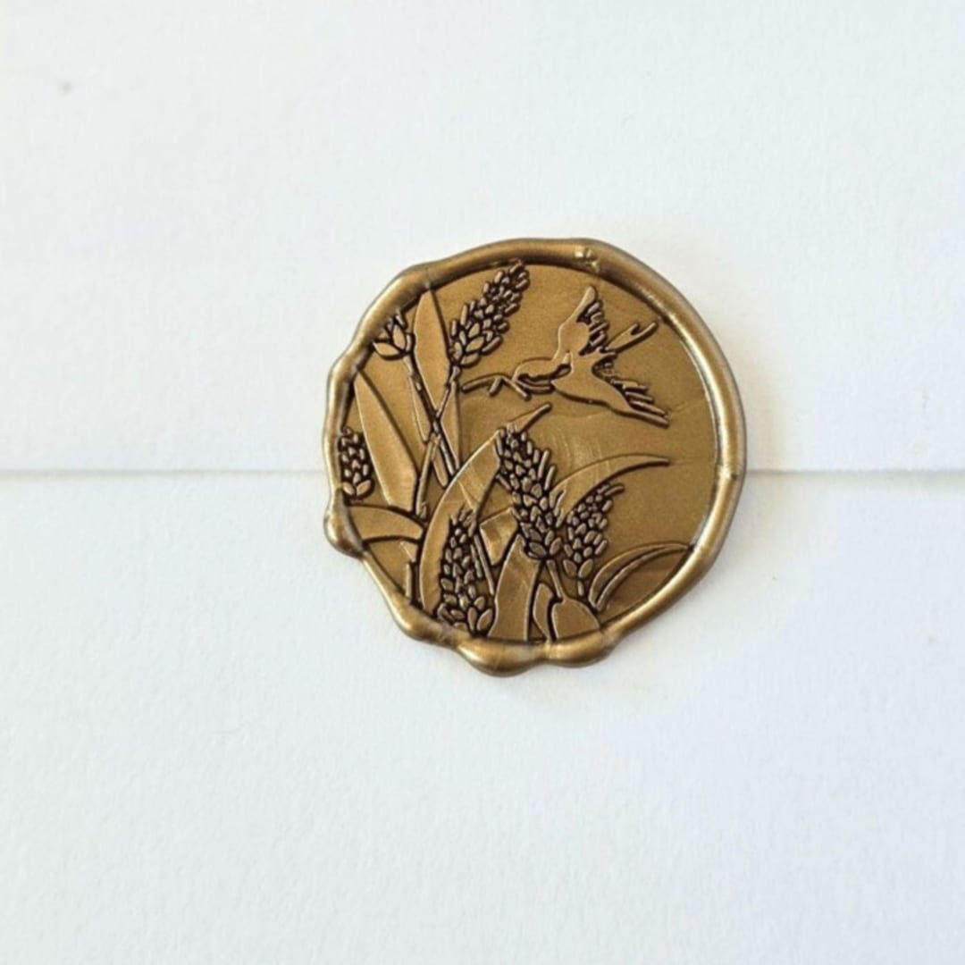 "Taking Flight- Customizable Color- Set of 25 Hand-crafted Wax Seals" - Wax Seals in multicolor by Inkspiringletters
