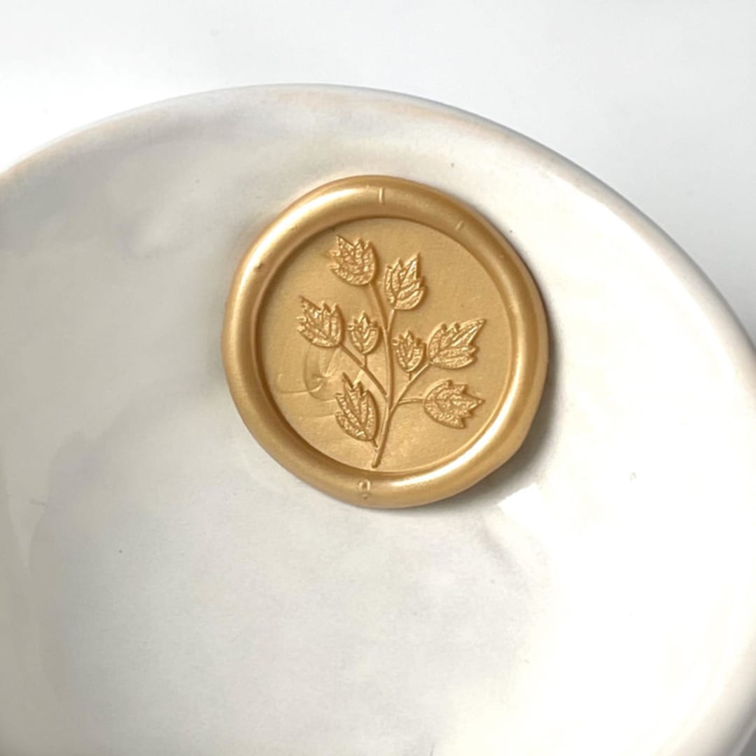 "Tulip Tree Wax Seal, Pack of 10, Customizable Color" - Wax Seals in multicolorassorted-colors by Abby Choi