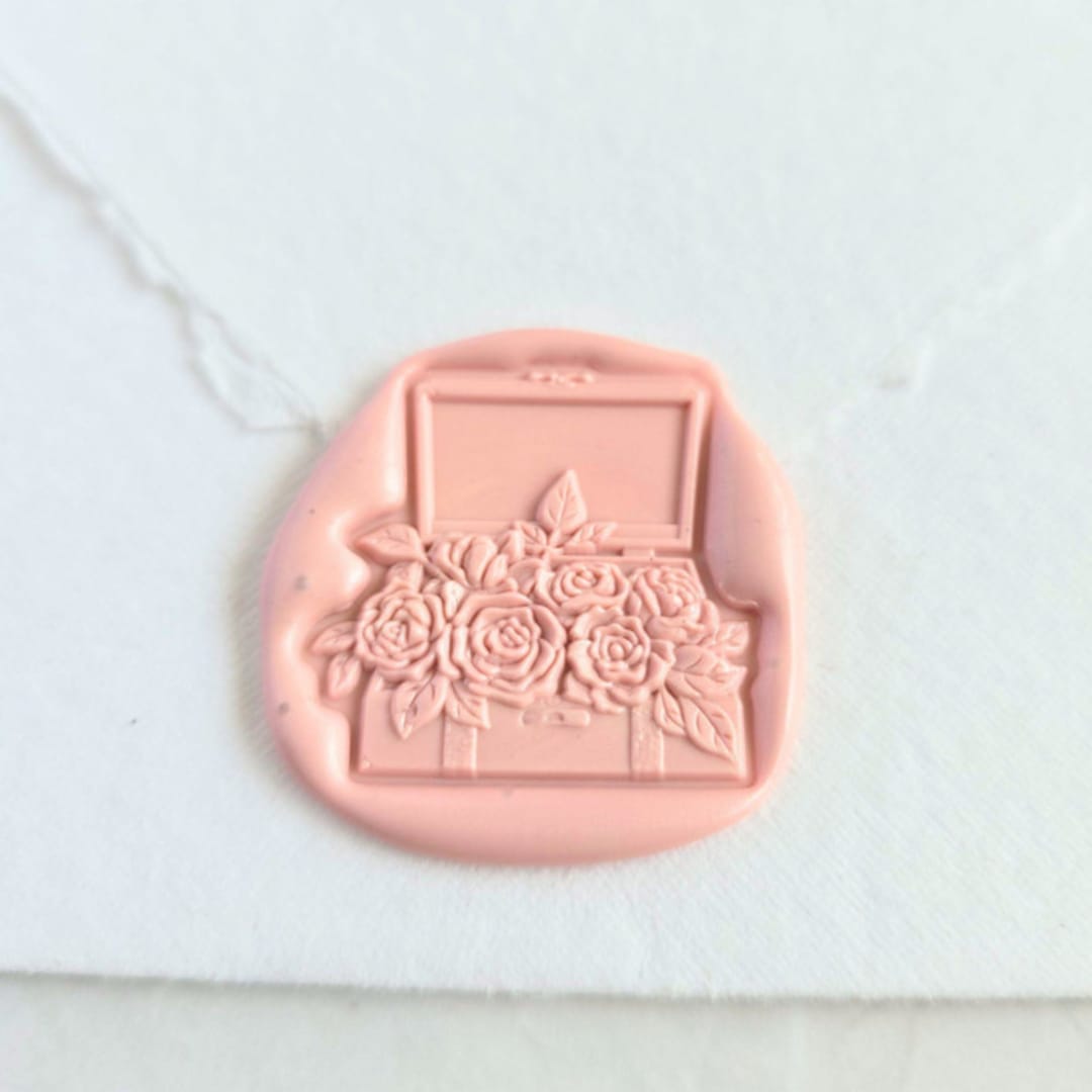 "Pack your Bags- Customizable Color- Set of 25  Hand-crafted Wax Seals" - Wax Seals in multicolor by Inkspiringletters