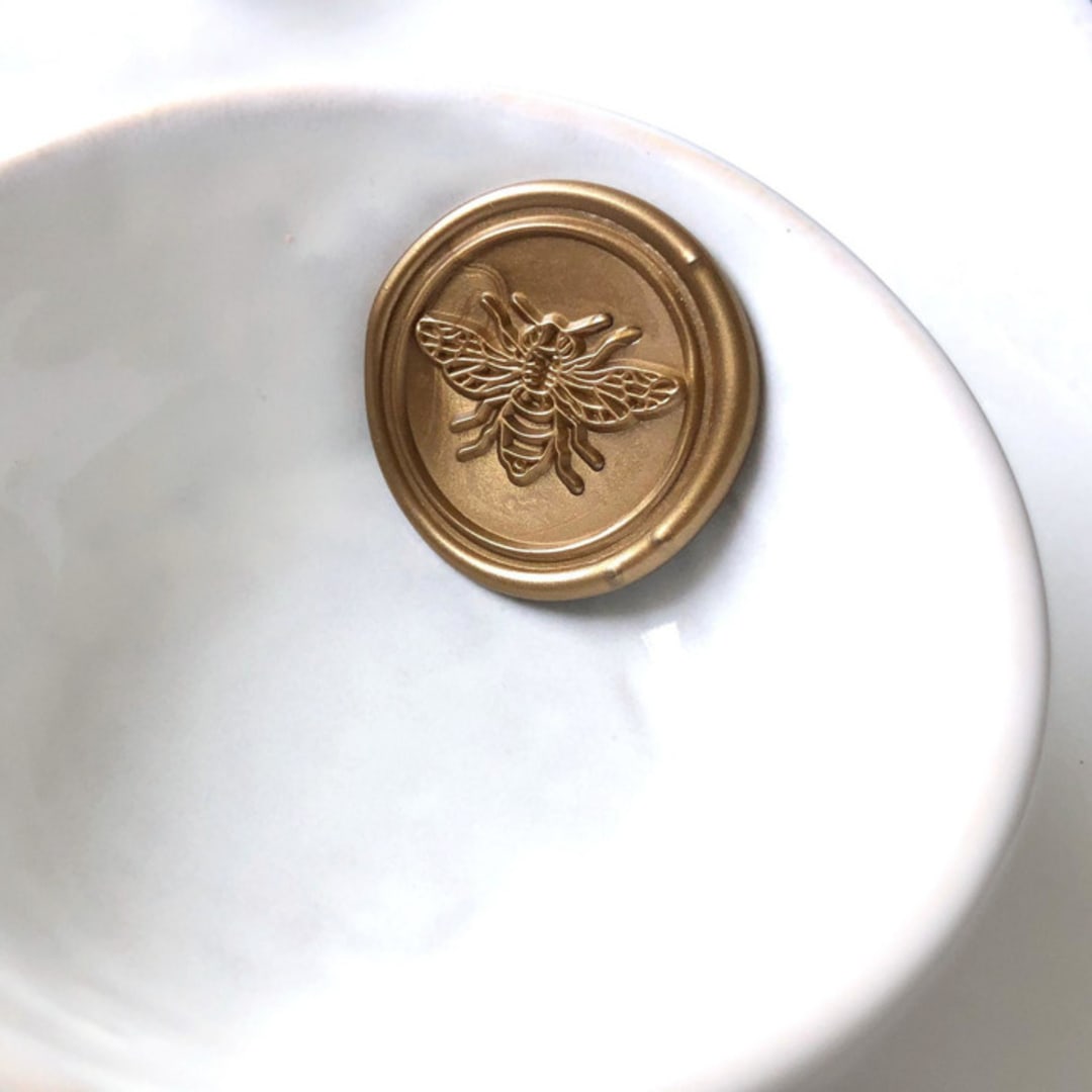 "Bee Wax Seals Pack of 10, Customizable Color" - Wax Seals in multicolorassorted-colors by Abby Choi