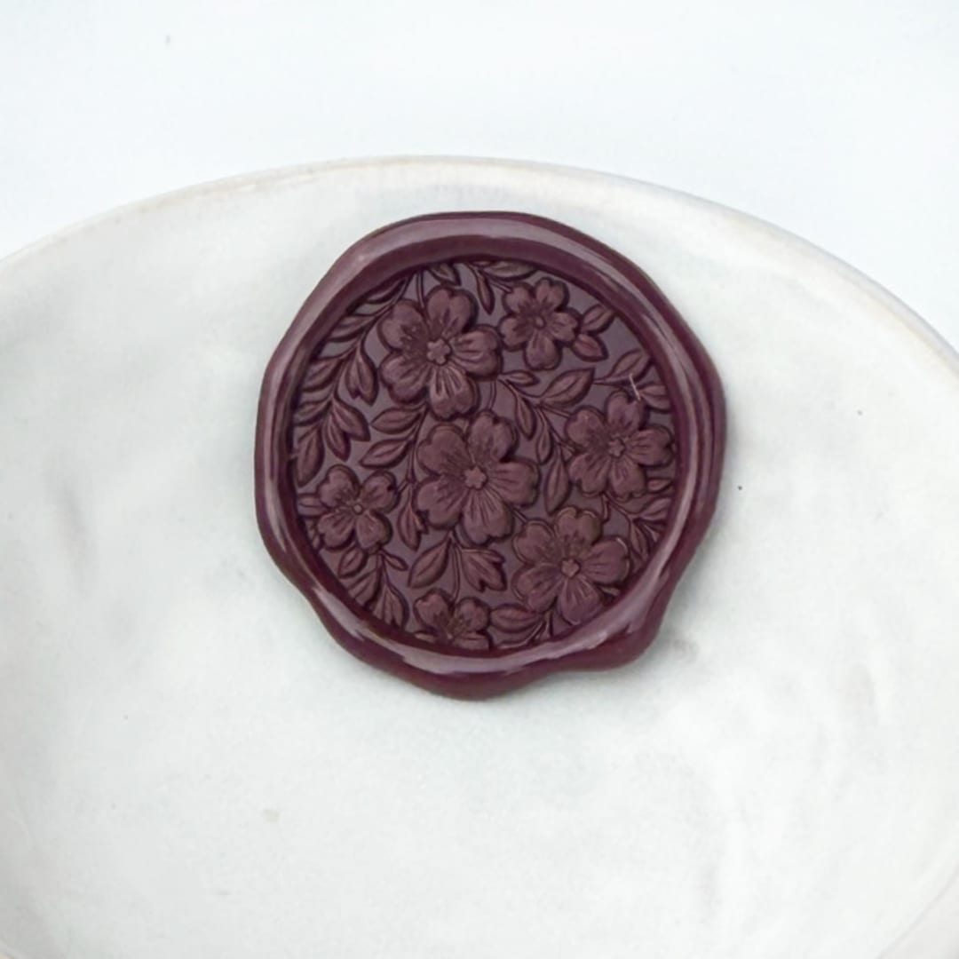 "Forget Me Nots Wax Seal, Pack of 10, Customizable Color" - Wax Seals in multicolorassorted-colors by Abby Choi