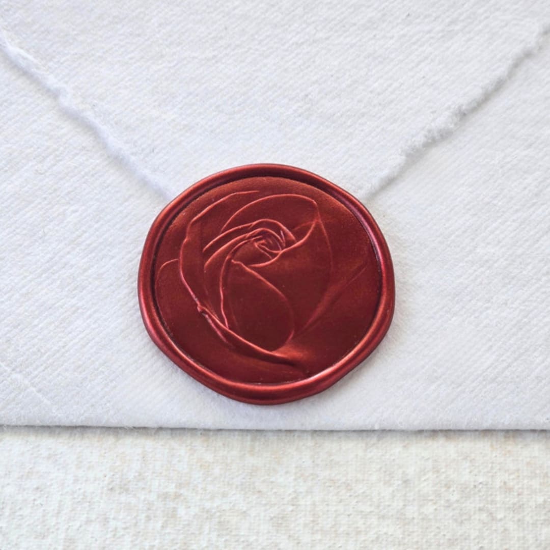 "Rosa Moondance- Customizable Color- Set of 25 Hand-crafted Wax Seals" - Wax Seals in multicolor by Inkspiringletters