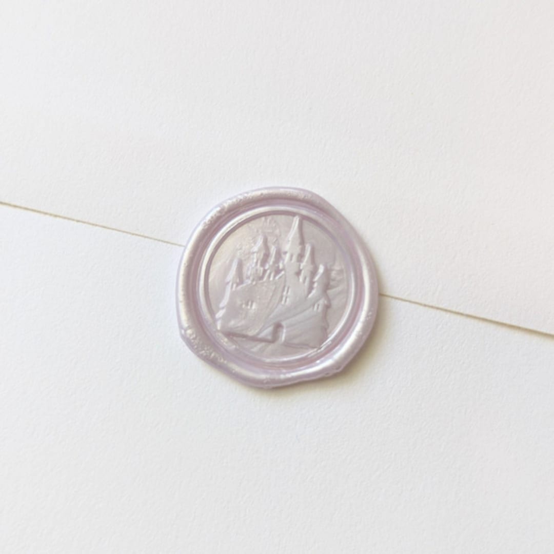 "Castle- Customizable Color- Set of 25 Hand-crafted Wax Seals" - Wax Seals in multicolor by Inkspiringletters