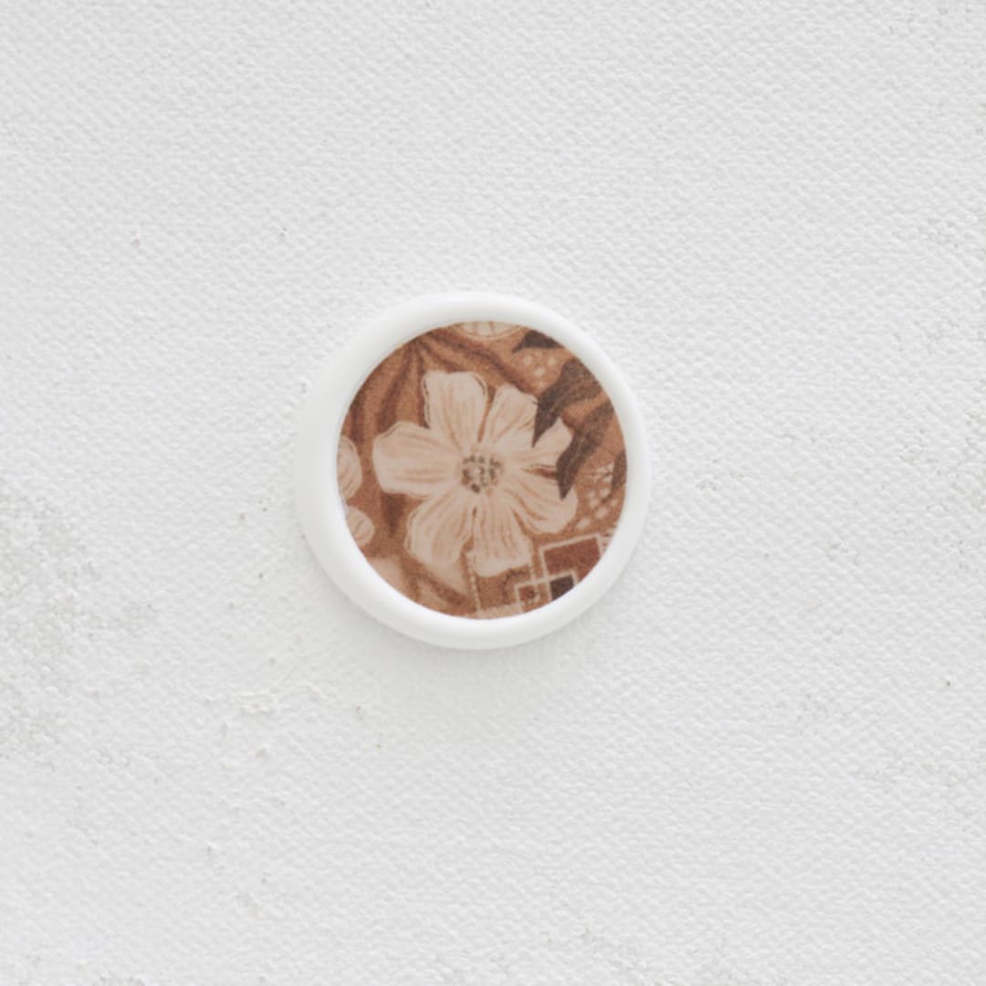 Beige Vintage Tropical Floral Wax Seals | Set of 25