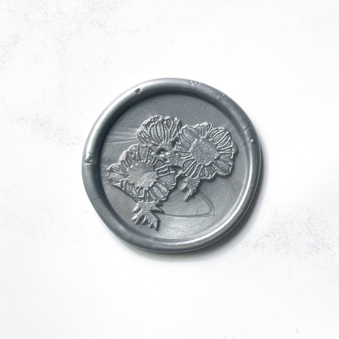 Anemone in Silver, Pack of 10