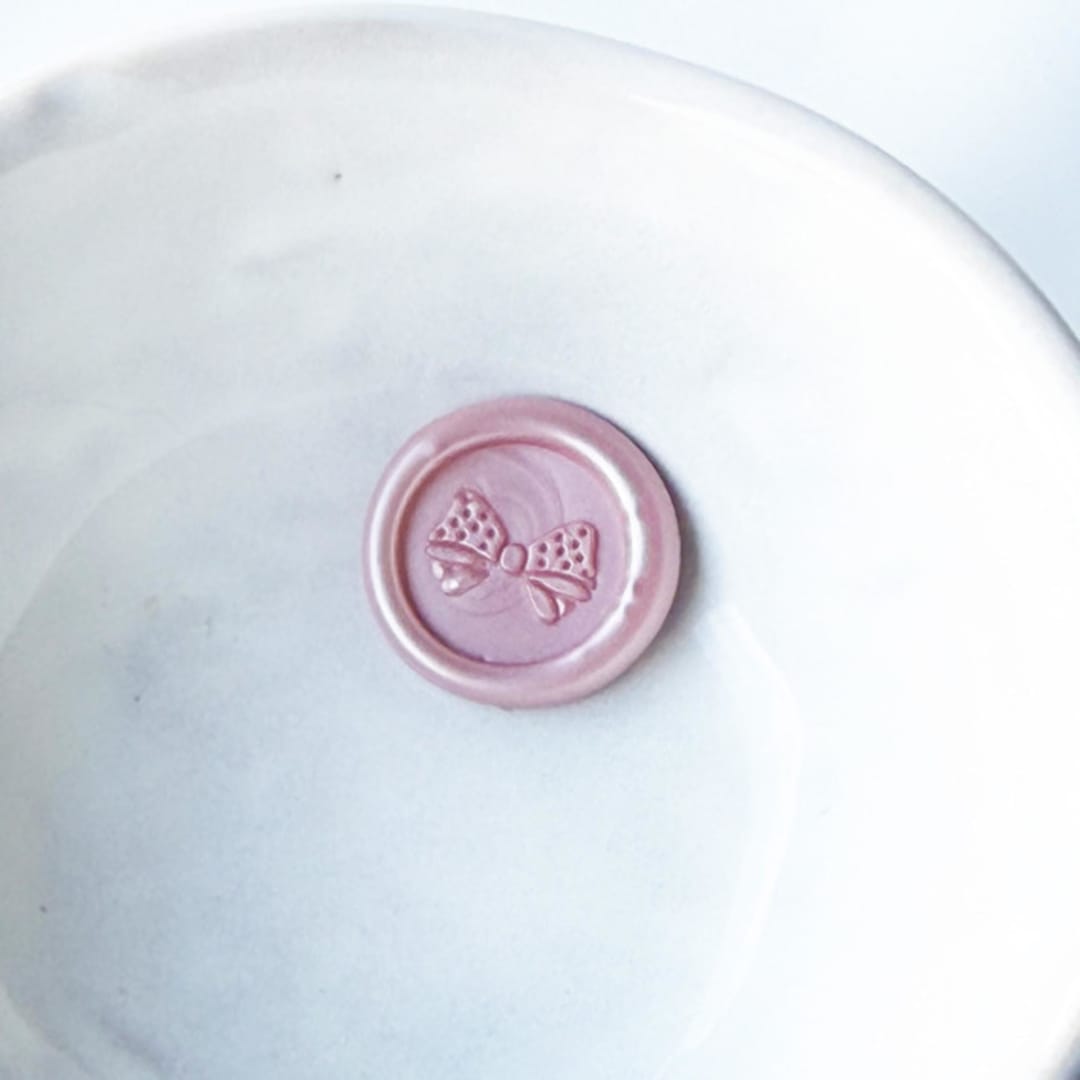 "Polka Dot Bow Wax Seal, Pack of 10, Customizable Color" - Wax Seals in multicolorassorted-colors by Abby Choi