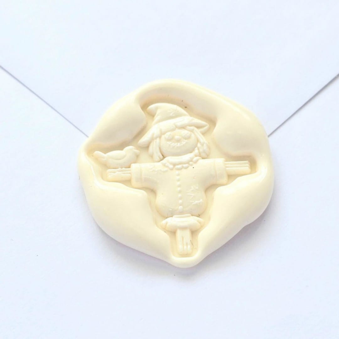 "Scarecrow- Customizable Color- Set of 25 Hand-crafted Wax Seals" - Wax Seals in multicolor by Inkspiringletters