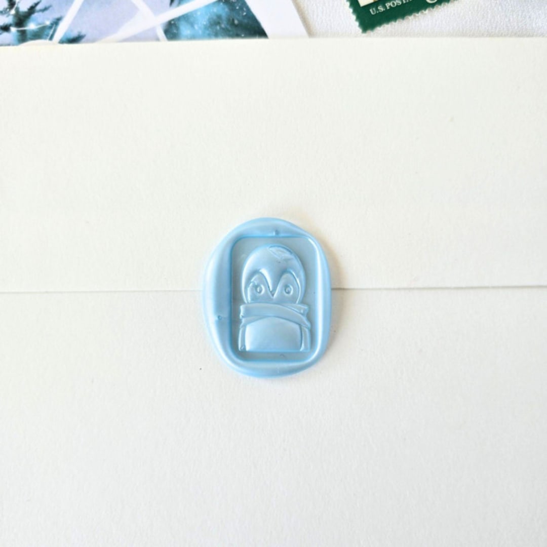 Flipper- Customizable Color- Set of 25 Hand-crafted Wax Seals
