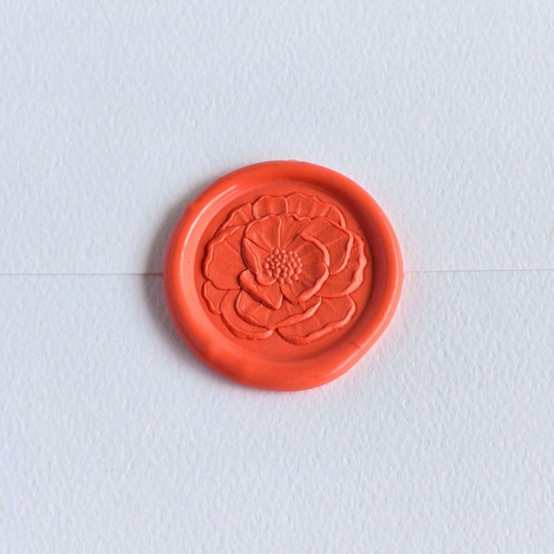 "Camelia- Customizable Color- Set of 25 Hand-crafted Wax Seals" - Wax Seals in multicolor by Inkspiringletters