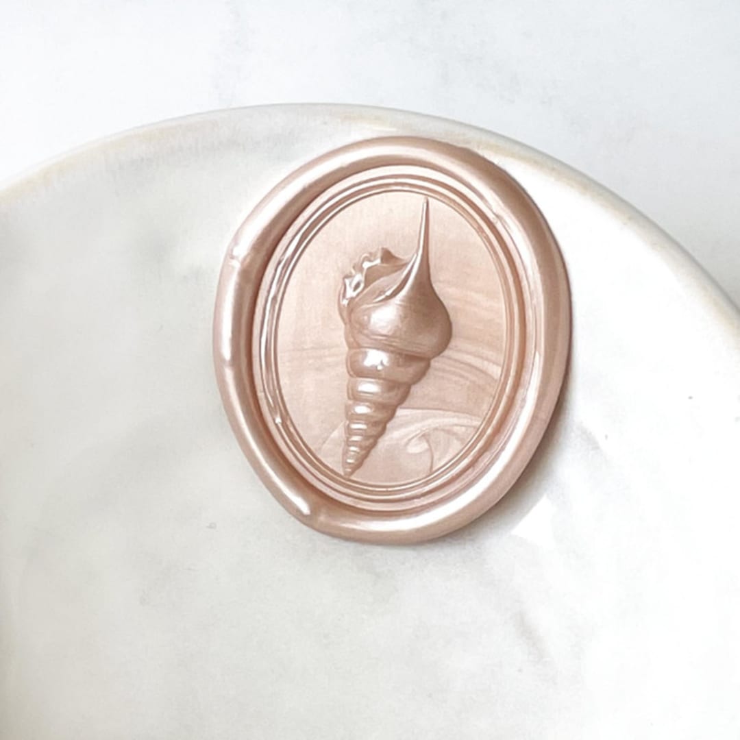 "Spindal Shell Wax Seal, Pack of 10, Customizable Color" - Wax Seals in multicolorassorted-colors by Abby Choi