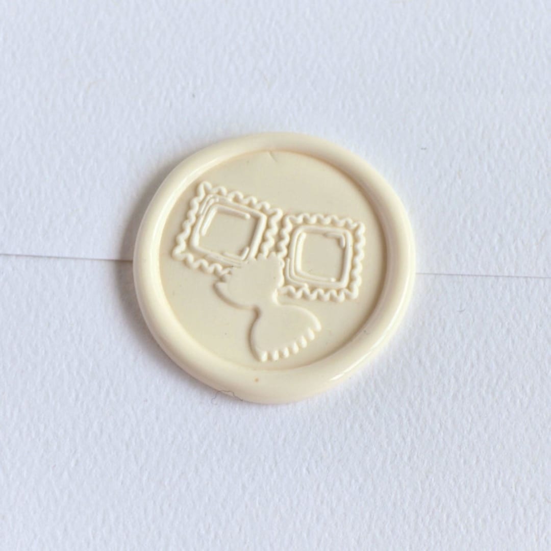 "Pasta- Customizable Color- Set of 25 Hand- crafted Wax Seals" - Wax Seals in multicolor by Inkspiringletters