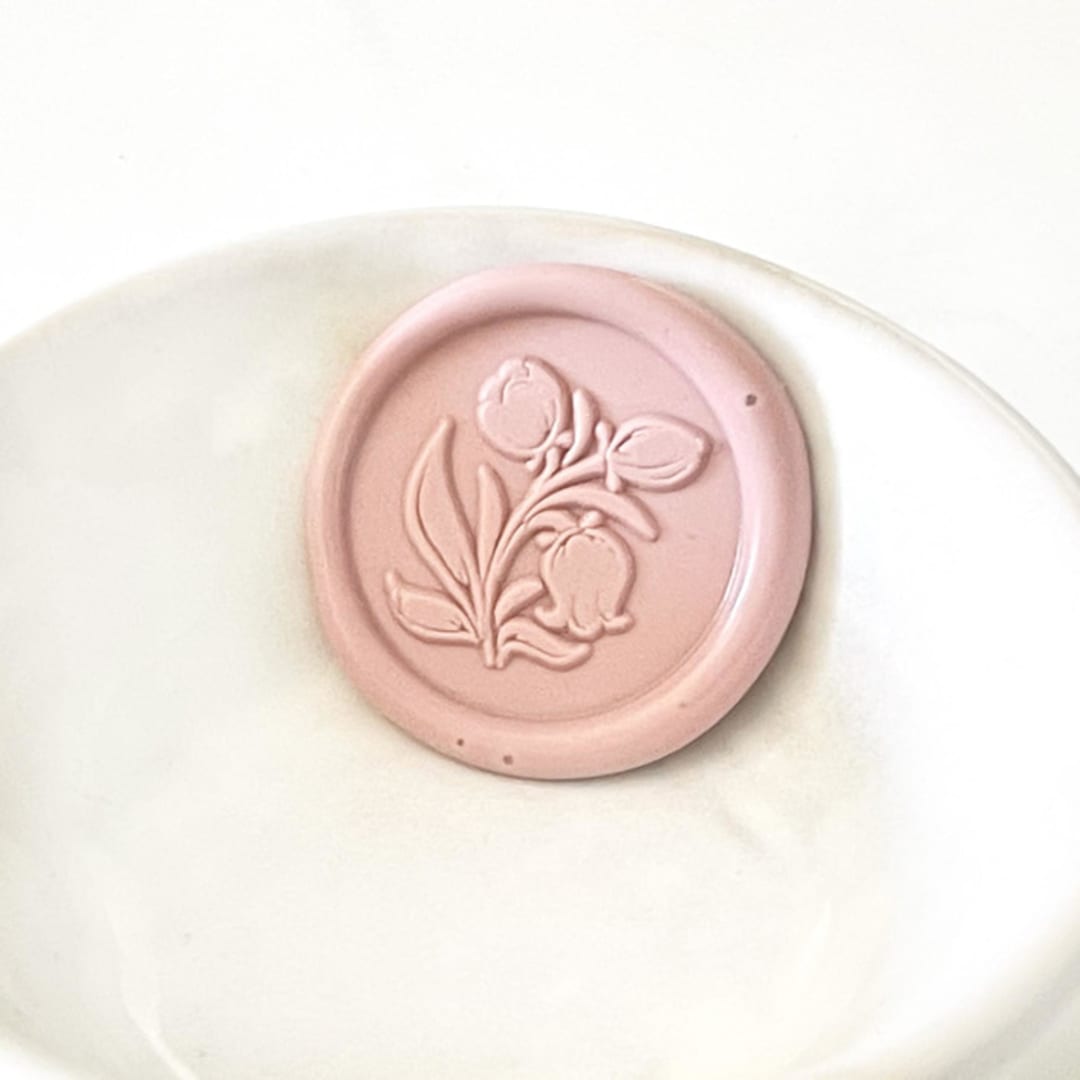 "Spring Tulip Wax Seal Pack of 10, Customizable" - Wax Seals in multicolorassorted-colors by Abby Choi