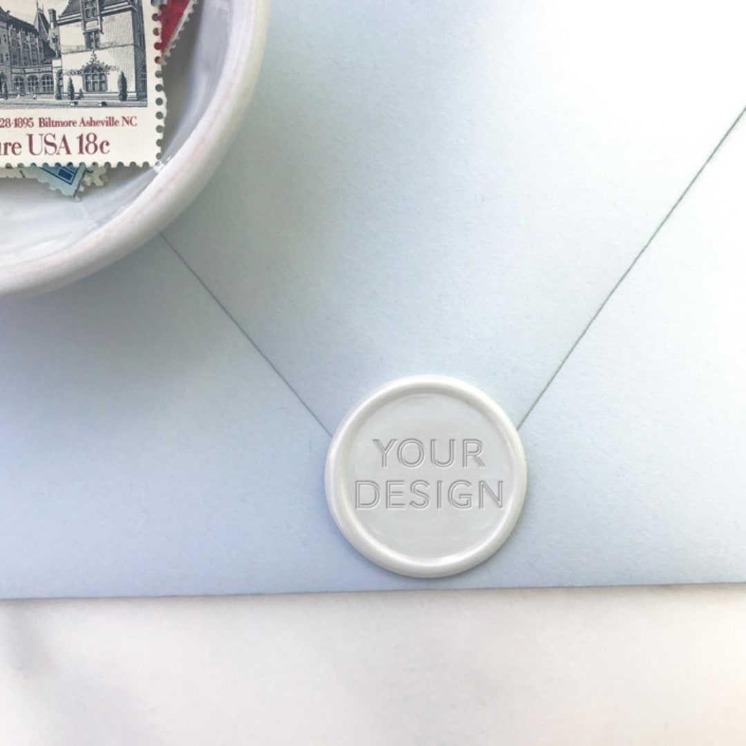 "Your Design Wax Seals, Pack of 50, Customizable" - Wax Seals in multicolorassorted-colors by Abby Choi