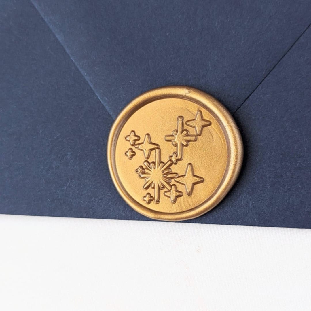 "Stardust- Customizable Color- Set of 25 Hand-crafted Wax Seals" - Wax Seals in multicolor by Inkspiringletters