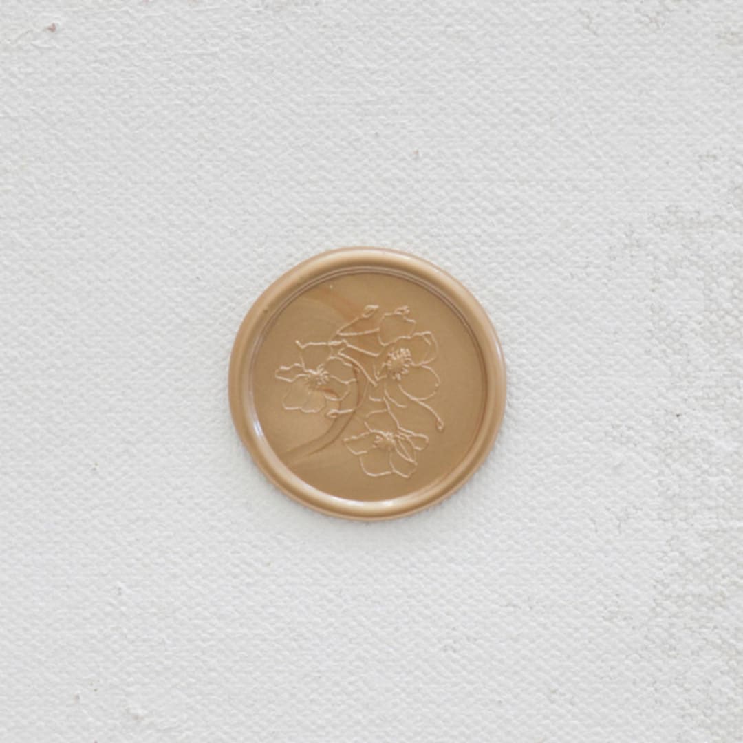 Custom Poppy Wax Seals | Set of 50