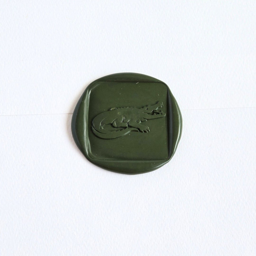 "Gator- Customizable Color- Set of 25 Hand- crafted Wax Seals" - Wax Seals in multicolor by Inkspiringletters
