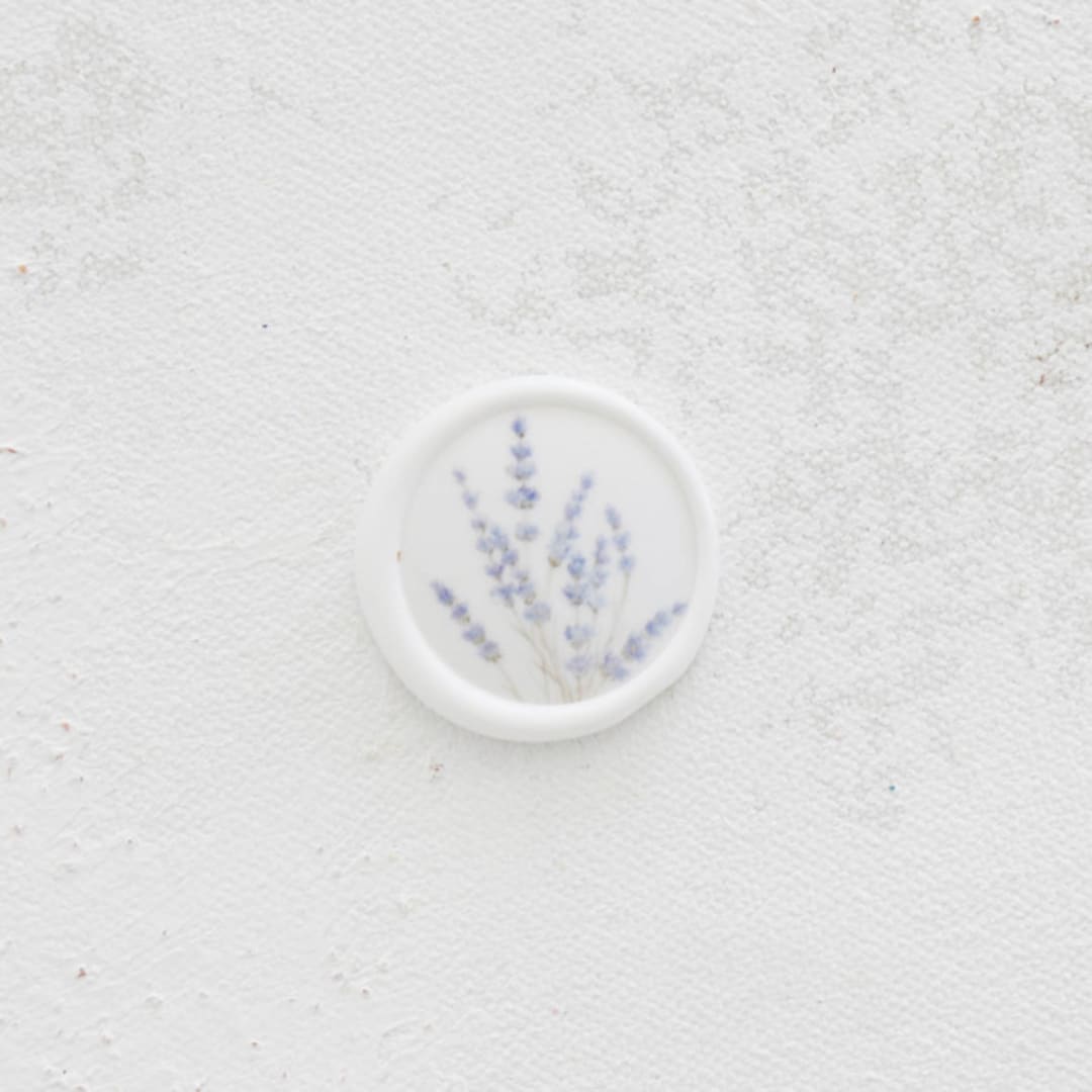 "Purple Lavender Wax Seals | Set of 25" - Wax Seals in purple by Clove and Cedar Design