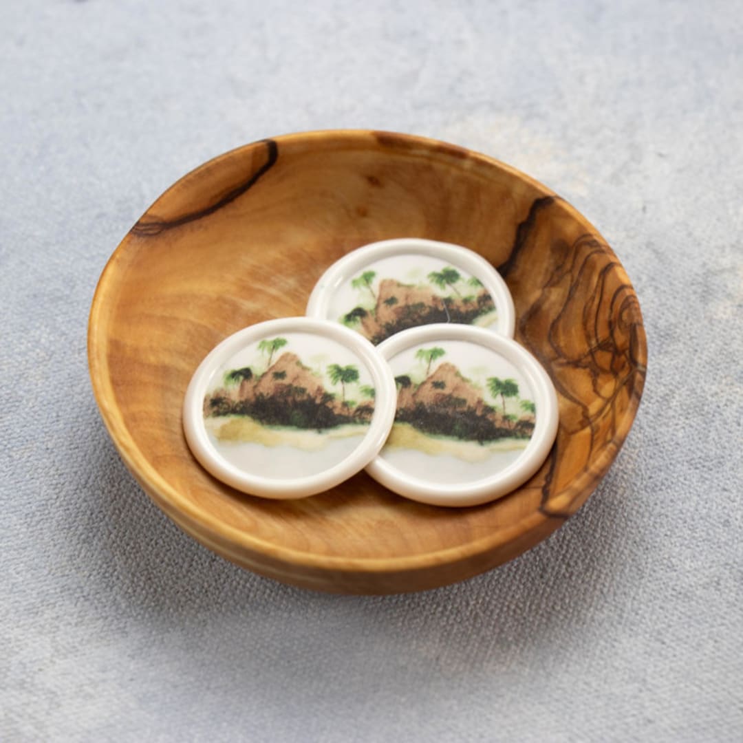 "Tropical Island Wax Seals | Set of 25" - Wax Seals in multicolor by Clove and Cedar Design
