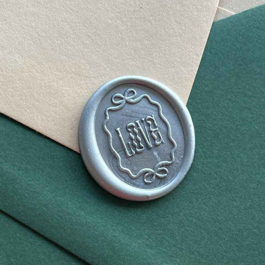 "Sealed with Love Wax Seal Sticker - Pack of 10" - Wax Seals in multicolorassorted-colors by Eva Tadros