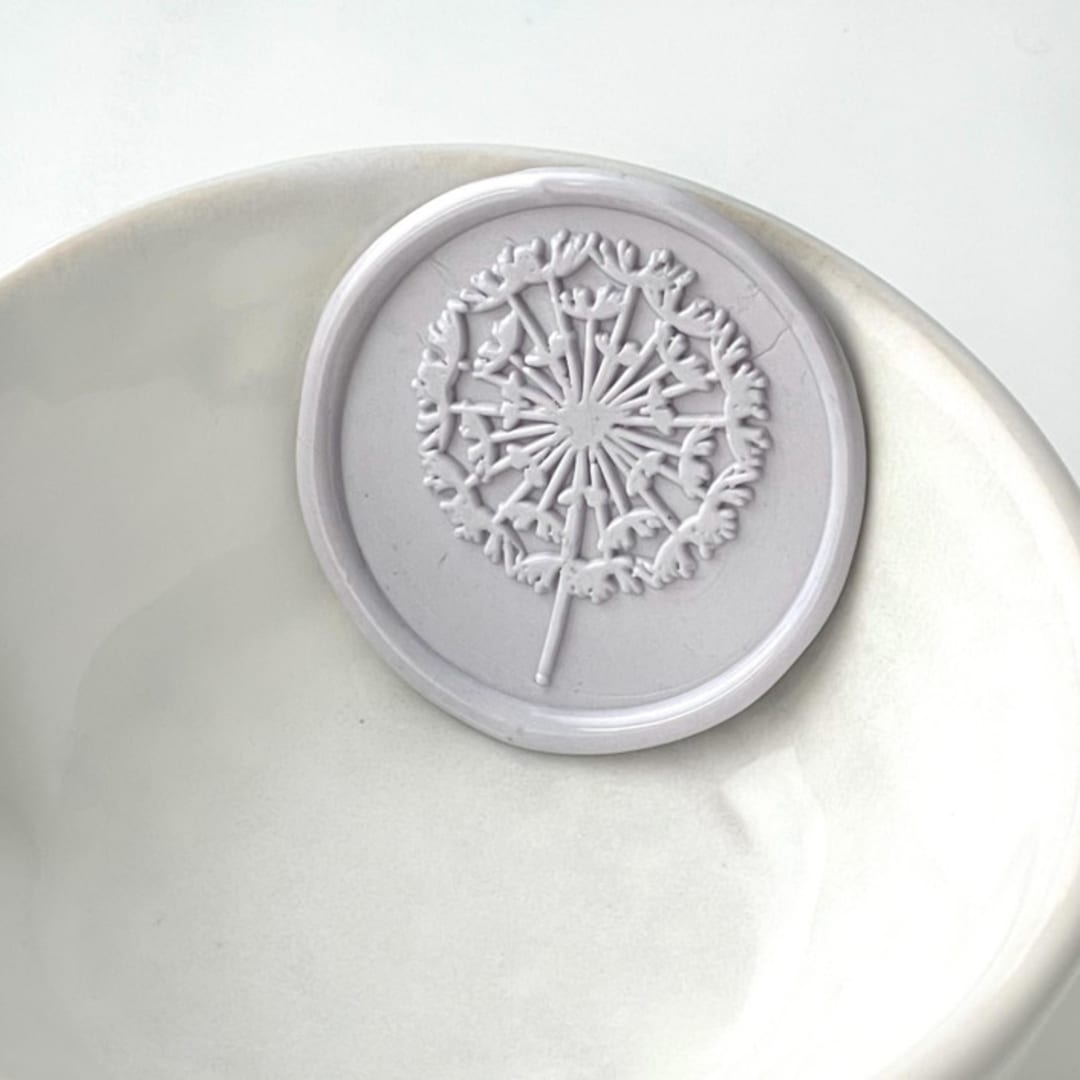 "Dandelion Wax Seals, Pack of 10, Customizable Color" - Wax Seals in multicolorassorted-colors by Abby Choi