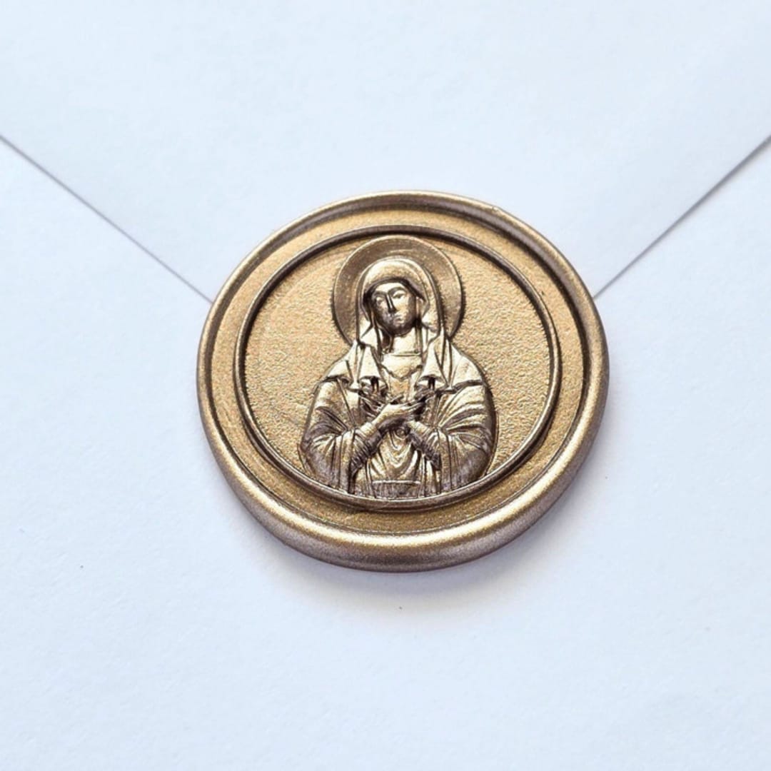 "Mary- Customizable Color- Set of 25 Hand-crafted Wax Seals" - Wax Seals in multicolor by Inkspiringletters