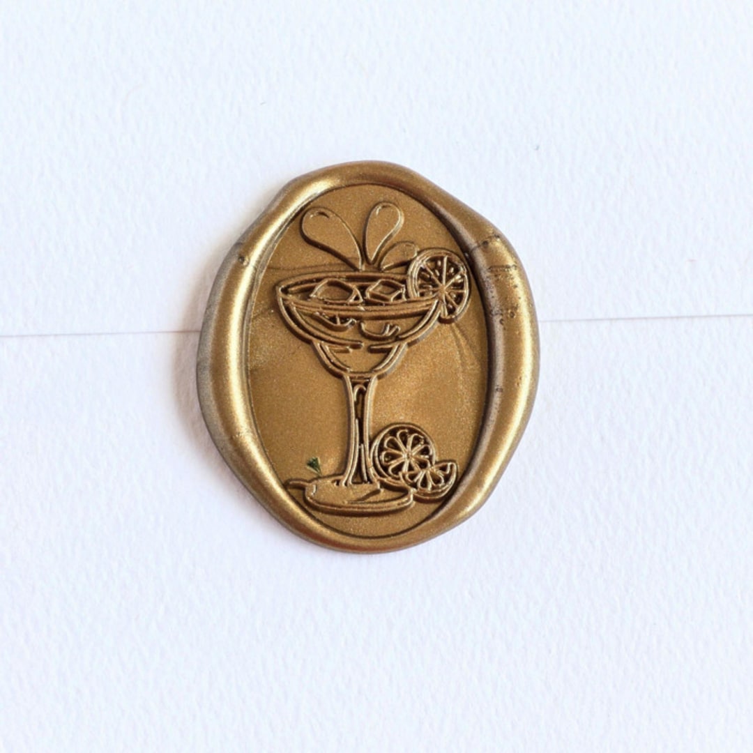 "Spicy Margarita- Customizable Color- Set of 25 Hand-crafted Wax Seals" - Wax Seals in multicolor by Inkspiringletters