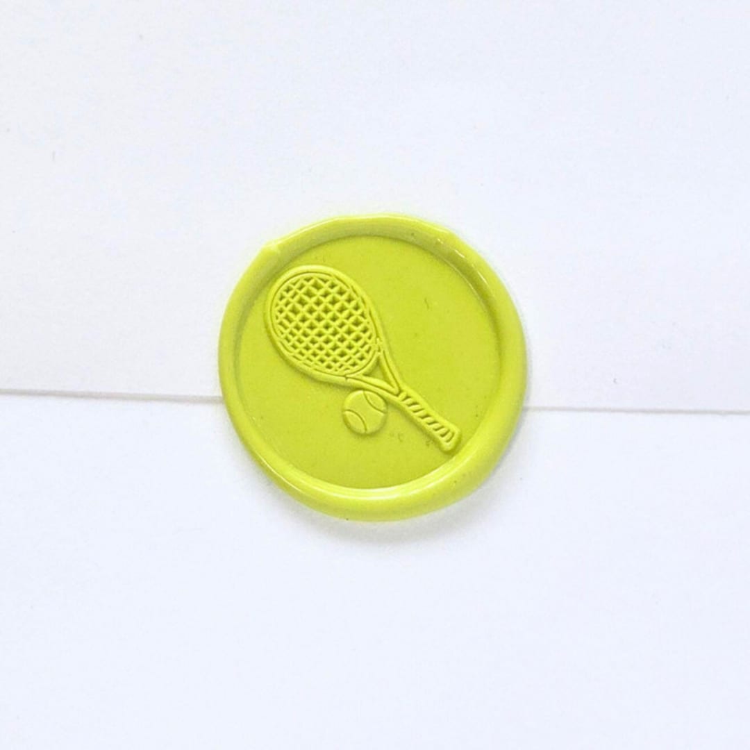 "Tennis- Customizable Color- Set of 25 Hand- crafted Wax Seals" - Wax Seals in multicolor by Inkspiringletters