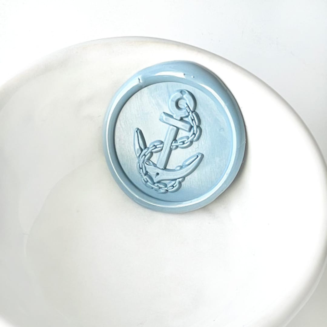 "Anchor Wax Seal, Pack of 10, Customizable Color" - Wax Seals in multicolorassorted-colors by Abby Choi