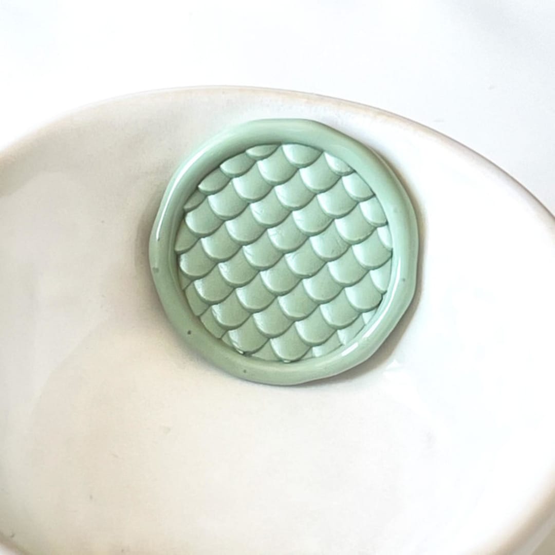 "Mermaid Wax Seal, Pack of 10, Customizable Color" - Wax Seals in multicolorassorted-colors by Abby Choi