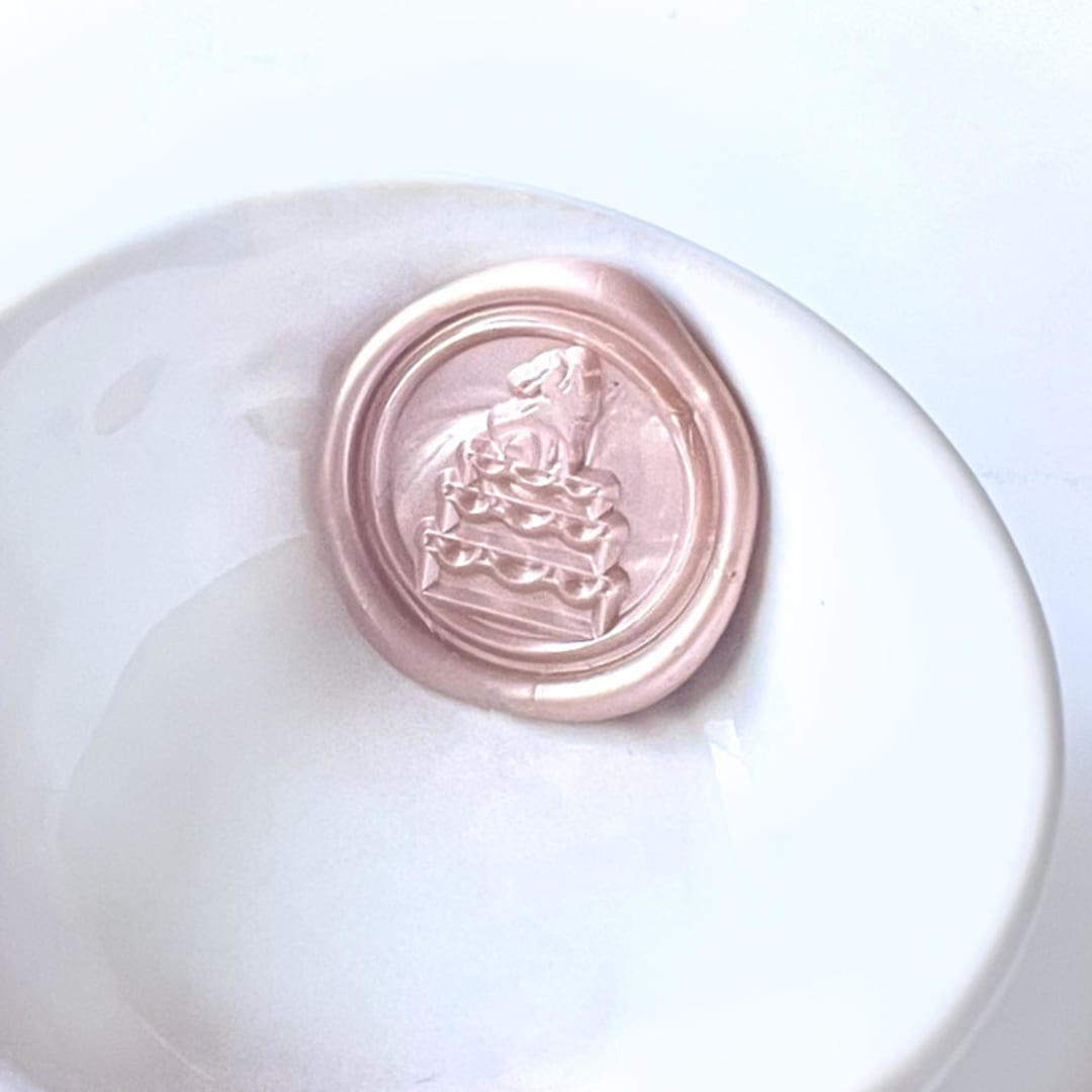 "Wedding Cake Wax Seal, Pack of 10, Customizable Color" - Wax Seals in multicolorassorted-colors by Abby Choi