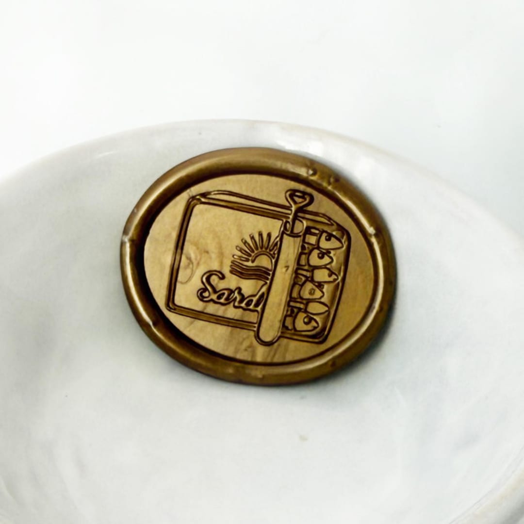 "Sardines Wax Seal Pack of 10, Customizable" - Wax Seals in multicolorassorted-colors by Abby Choi