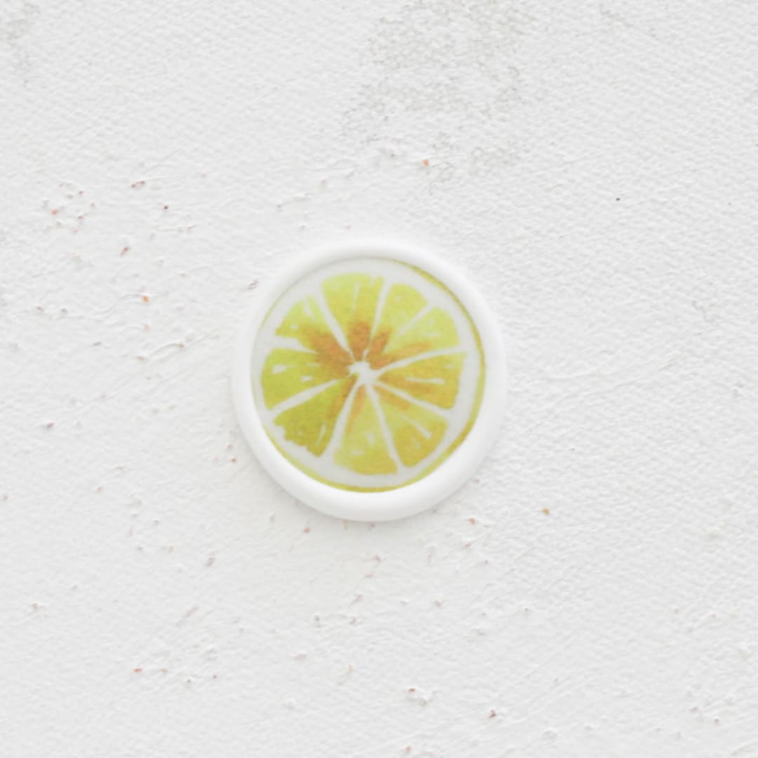 "Lemon Wax Seals | Set of 25" - Wax Seals in yellow by Clove and Cedar Design