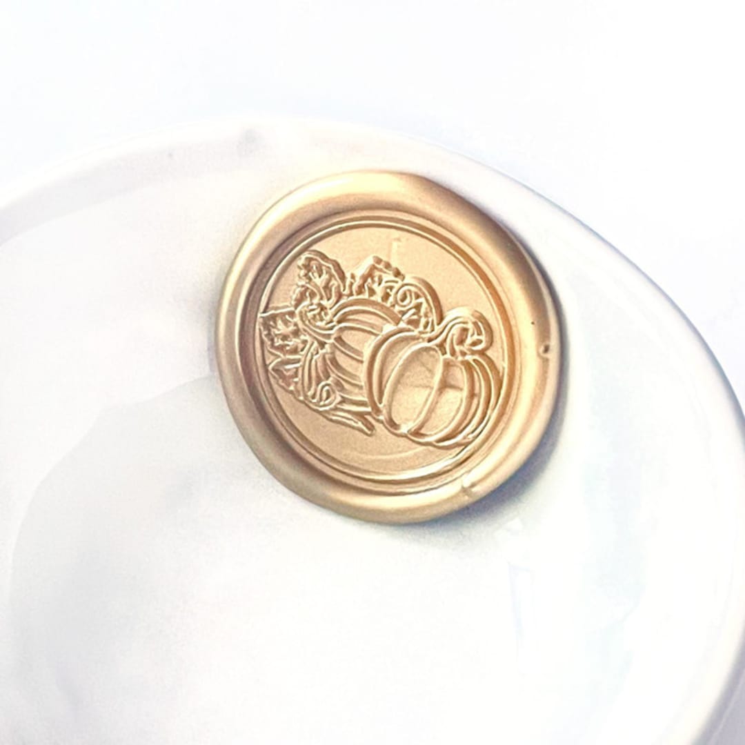 "Pumpkin Patch Wax Seals Pack of 10, Customizable" - Wax Seals in multicolorassorted-colors by Abby Choi