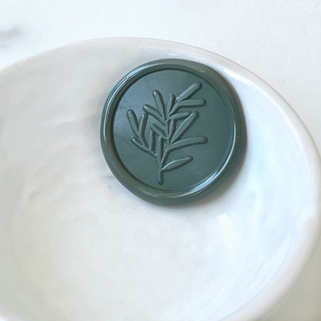 "Sage Wax Seal, Pack of 10, Customizable Color" - Wax Seals in multicolorassorted-colors by Abby Choi