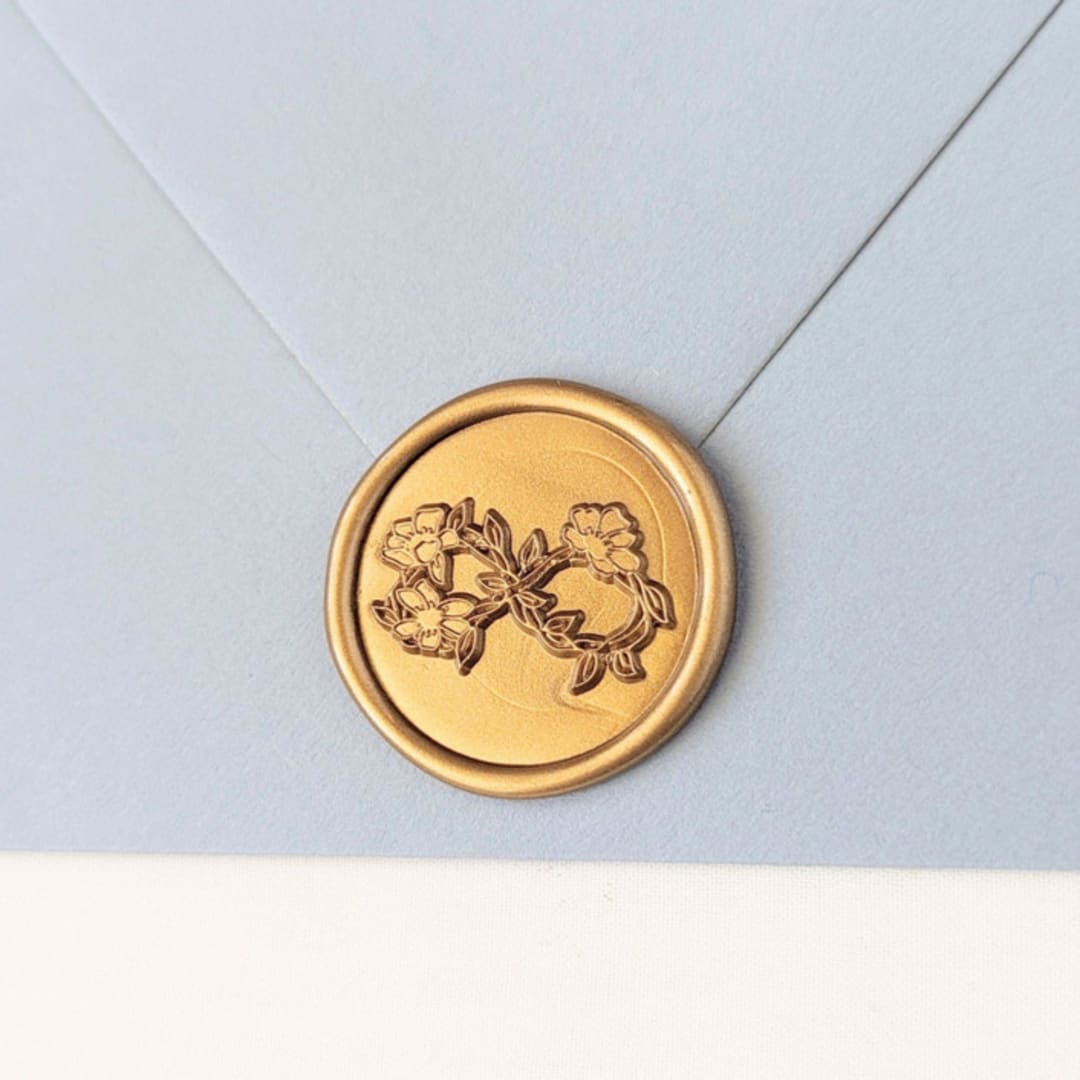 "Forevermore- Customizable Color- Set of 25 Hand-crafted Wax Seals" - Wax Seals in multicolor by Inkspiringletters