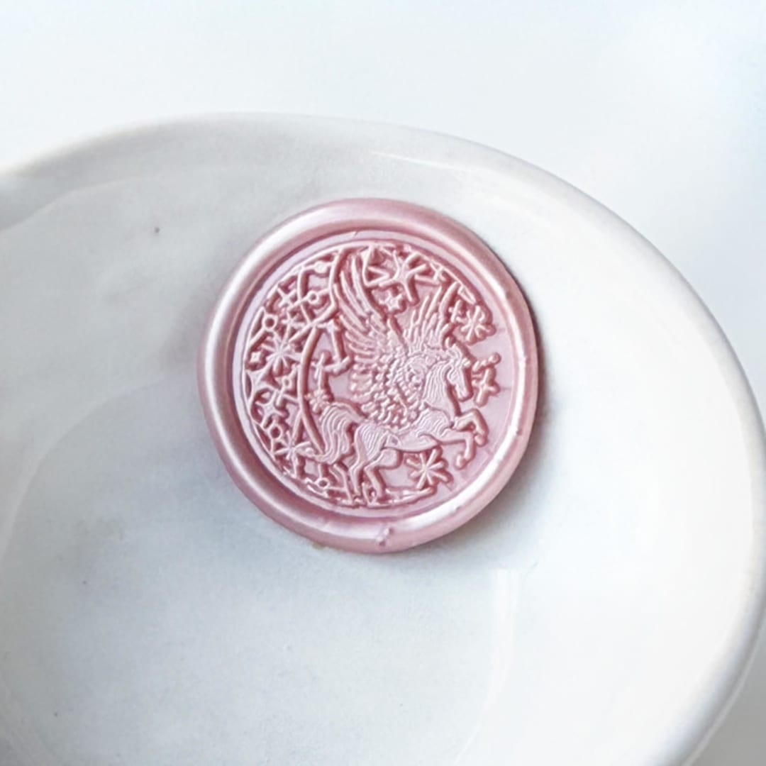 "Unicorn Wax Seal, Pack of 10, Customizable Color" - Wax Seals in multicolorassorted-colors by Abby Choi