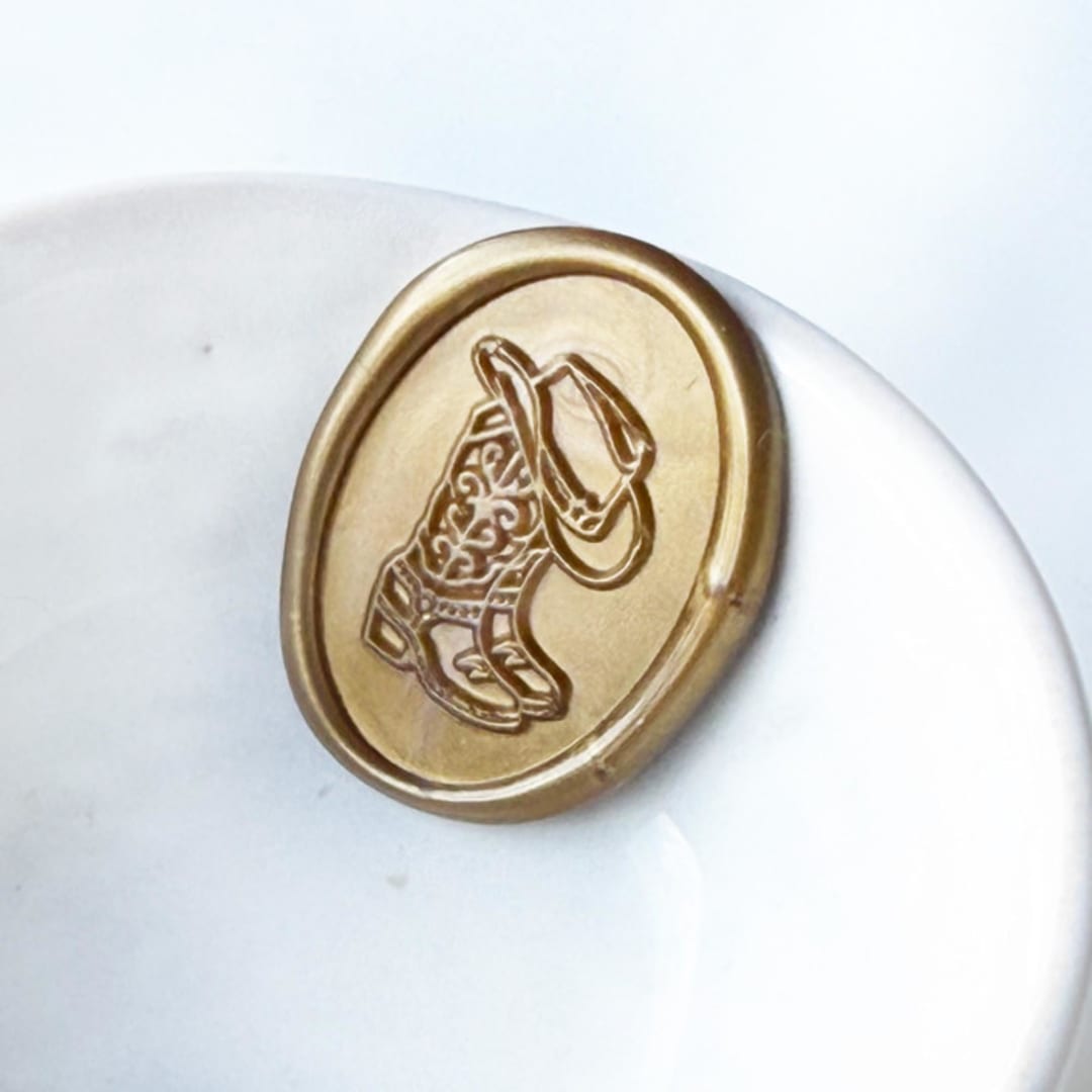 "Cowboy Wax Seal, Pack of 10, Customizable Color" - Wax Seals in multicolorassorted-colors by Abby Choi