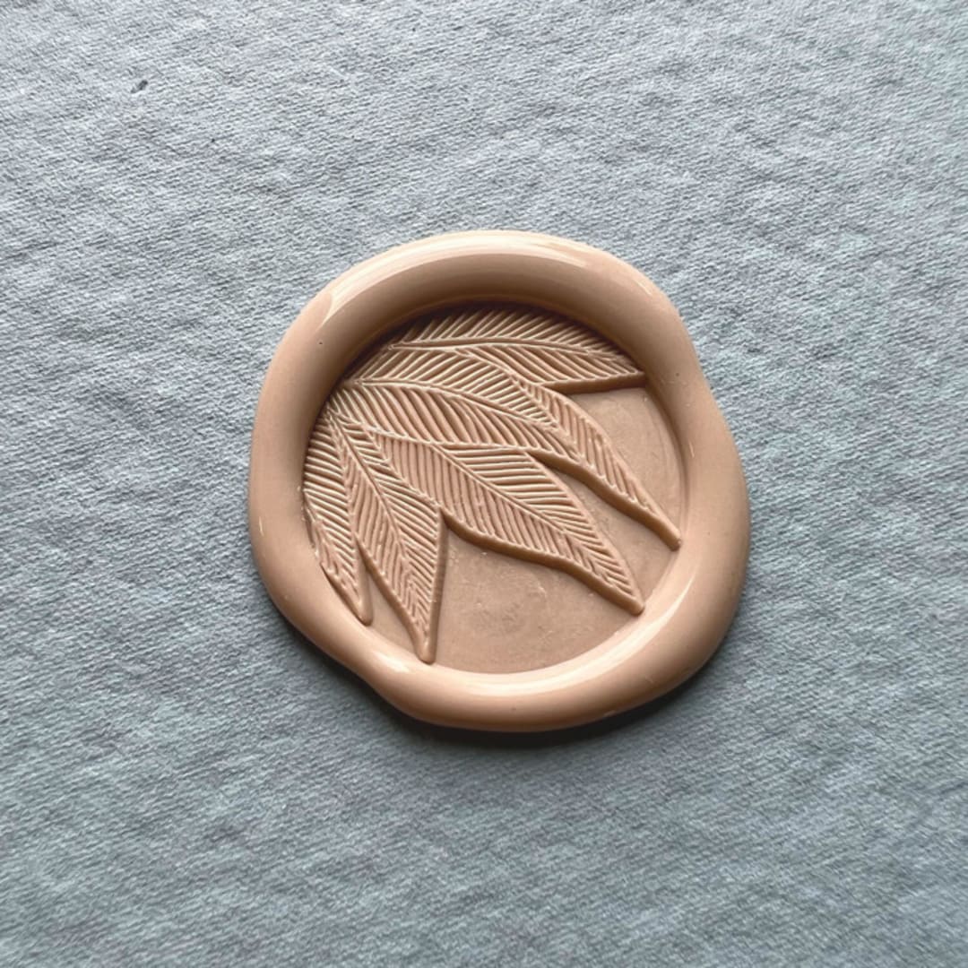 "Shady Palm Wax Seal Sticker - Pack of 10" - Wax Seals in multicolor by Eva Tadros