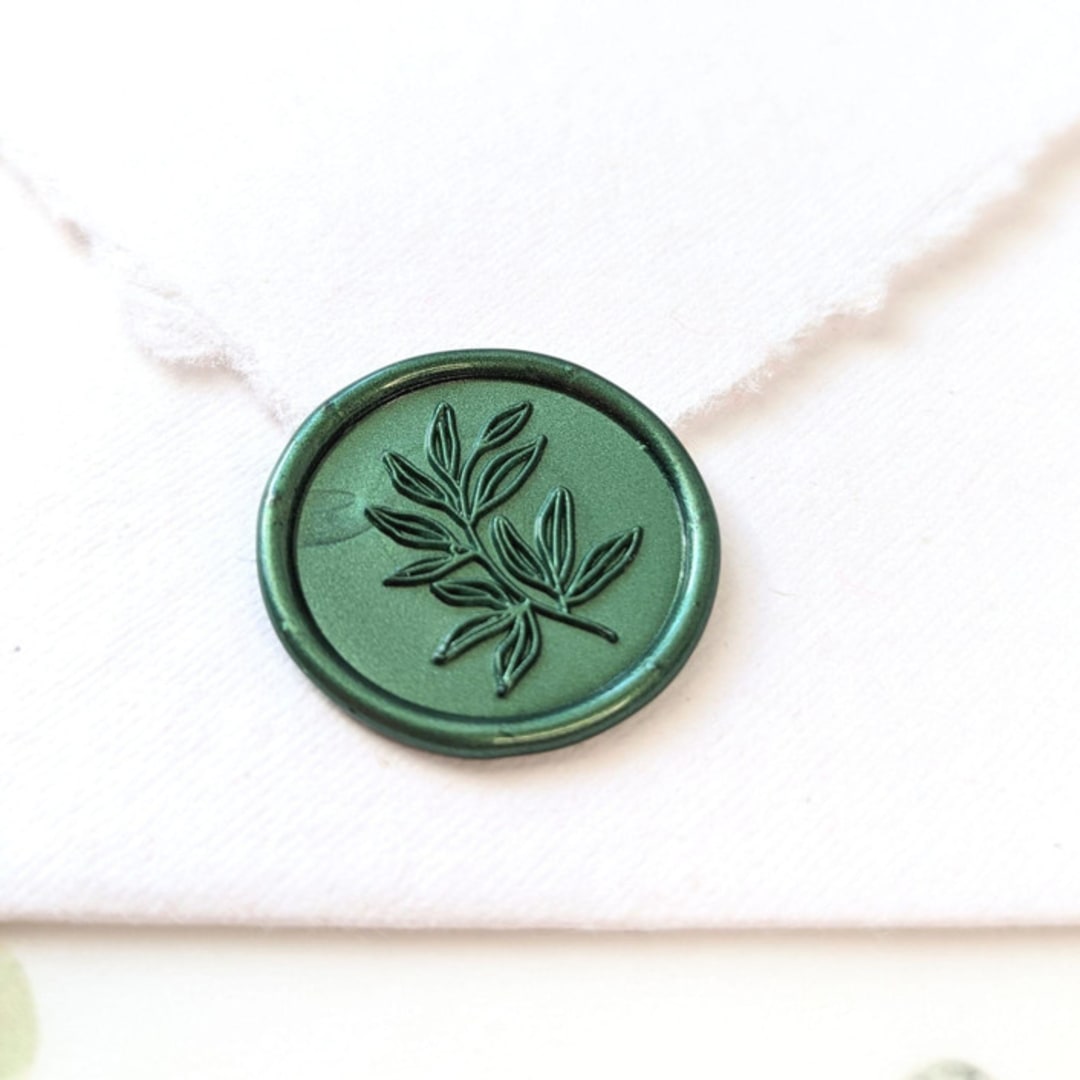 "Under the Willow- Customizable Color- Set of 25 Hand-crafted Wax Seals" - Wax Seals in multicolor by Inkspiringletters
