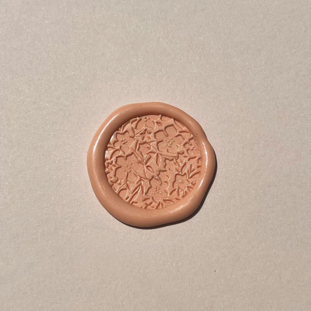 "Pressed Flora Wax Seal Sticker - Pack of 10" - Wax Seals in multicolorassorted-colors by Eva Tadros