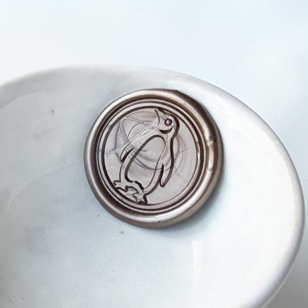 "Penguin Wax Seal, Pack of 10, Customizable Color" - Wax Seals in multicolorassorted-colors by Abby Choi