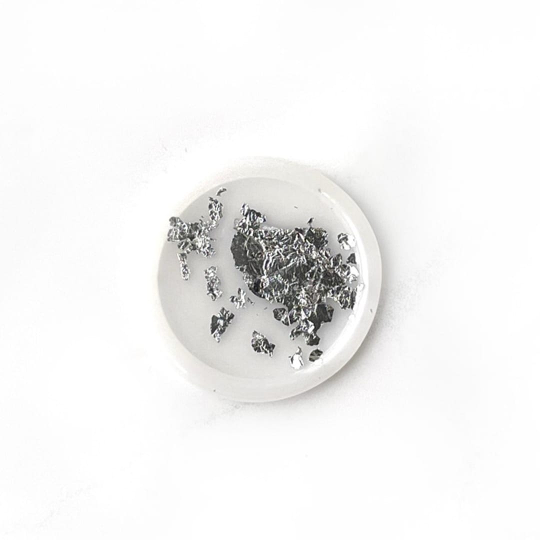 "Silver Foil in Vellum Pack of 10" - Wax Seals in clear by Abby Choi