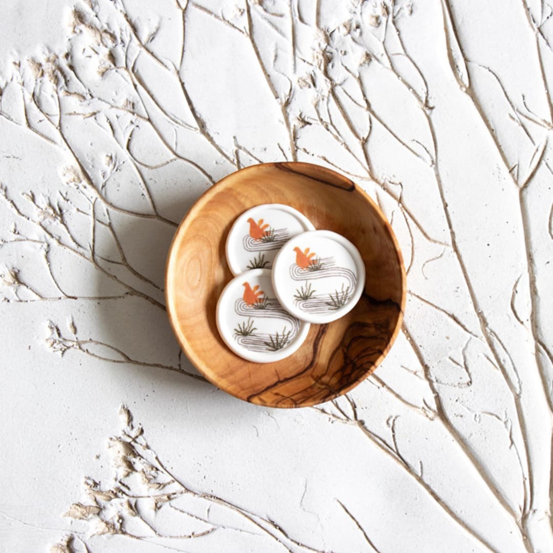 "Abstract Bird Wax Seal | Set of 25" - Wax Seals in multicolor by Clove and Cedar Design