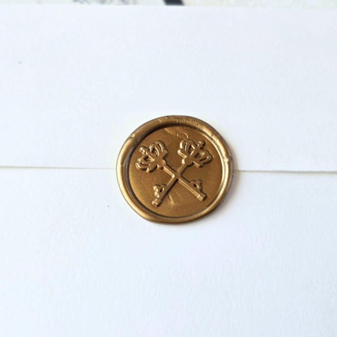 "Scepters- Customizable Color- Set of 25 Hand-crafted Wax Seals" - Wax Seals in multicolor by Inkspiringletters