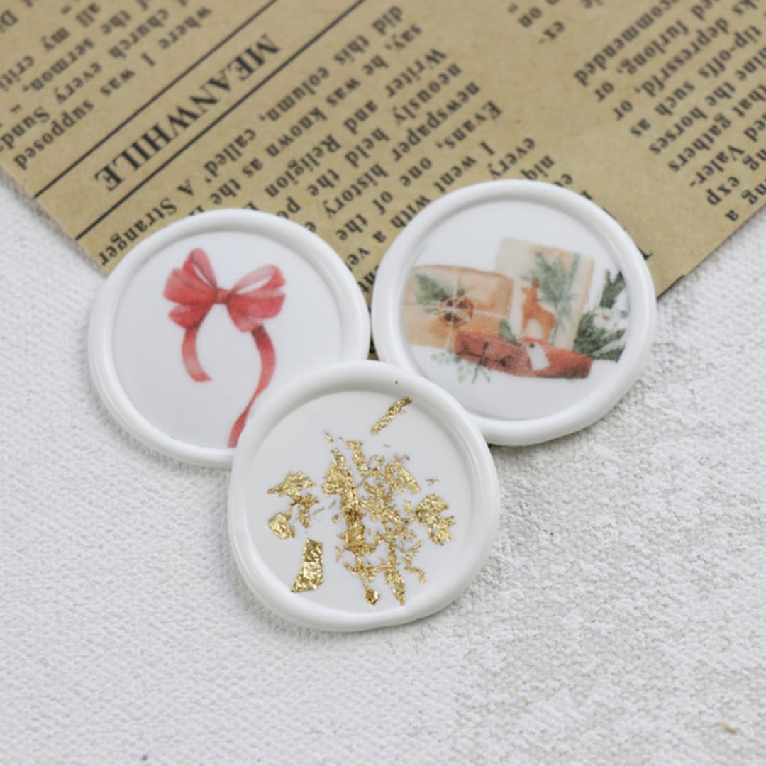 "Holiday Wax Seal Variety | Set of 25" - Wax Seals in multicolor by Clove and Cedar Design