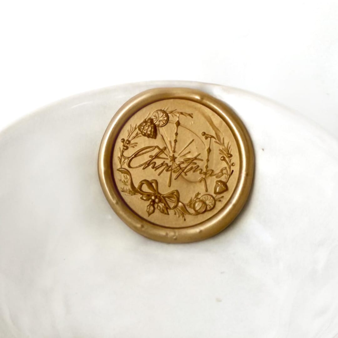 "Christmas Wax Seal, Pack of 10, Customizable Color" - Wax Seals in multicolorassorted-colors by Abby Choi