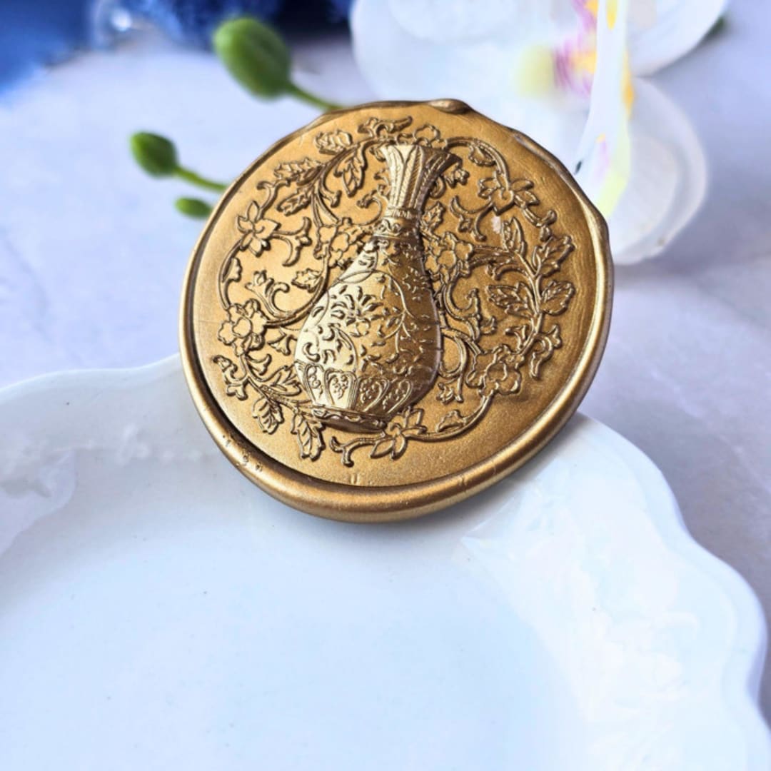 "Ancient Vase- Customizable Color- Set of 25 Hand-crafted Wax Seals" - Wax Seals in multicolor by Inkspiringletters