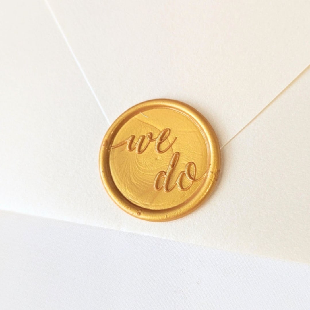 "We Do- Customizable Color- Set of 25 Hand-crafted Wax Seals" - Wax Seals in multicolor by Inkspiringletters