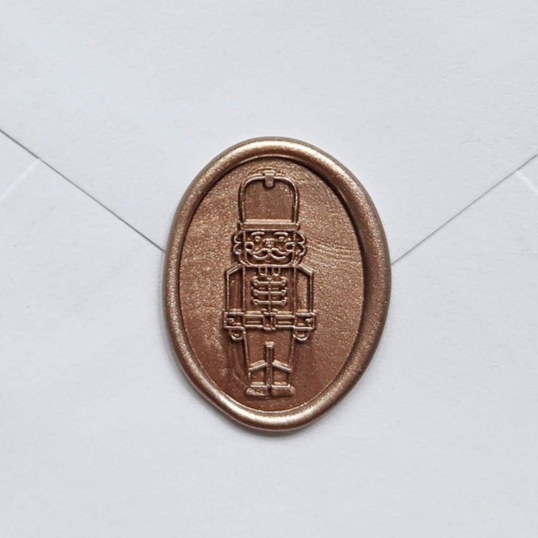 "Customizable Color Oval Nutcracker Wax Seals, Set of 5" - Wax Seals in multicolorassorted-colors by MC silverlinings