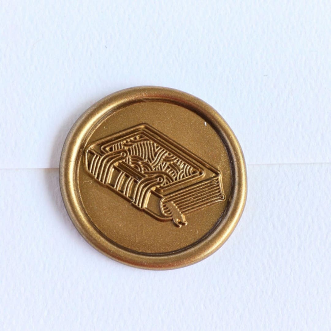 "Vintage Journnal- Customizable Color- Set of 25 Hand-crafted Wax Seals" - Wax Seals in multicolor by Inkspiringletters